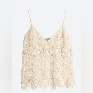 NWT Lavender Brown by Stitch Fix Elenor Lace Overlay Top Size Medium